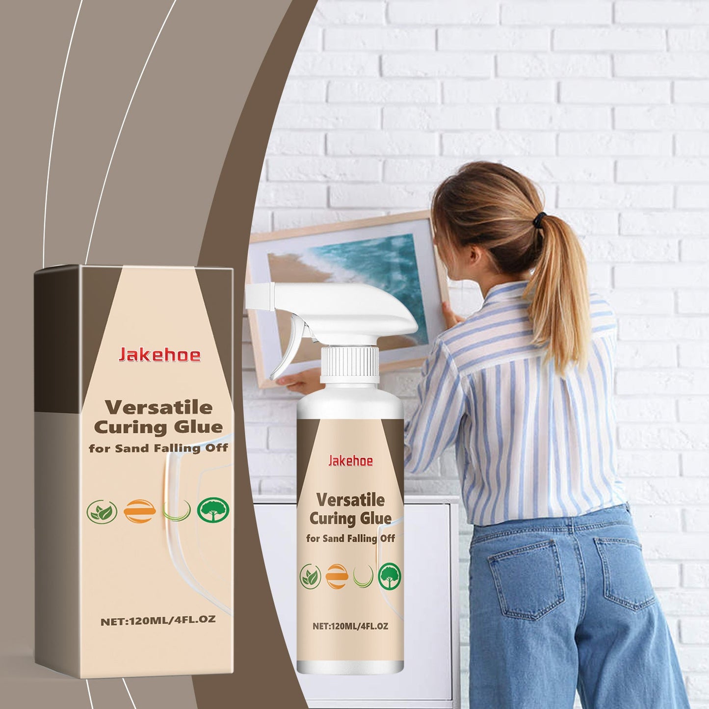 Wall Repair Dust Fixing Spray for Interior & Exterior