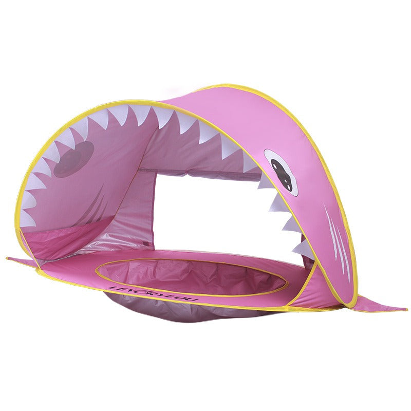 Children's beach tent seaside sun protection and shading fully automatic sand pit tent house - Korvel