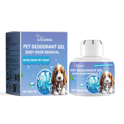 Pet Deodorant Gel, Cat And Dog Body Kennel Cattery Clean Odor Air Fresh Deodorizing Gel - Korvel