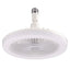E27 Fan Light Shaking Head Electric Fan Remote Control Bedroom Living Room Dimmable Home Ceiling Fan Light - Korvel