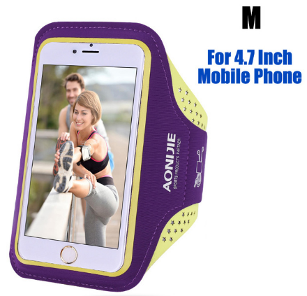 AONIJIE  Running Arm Pack Outdoor Sport Hiking Camping Gym Fitness 5.5 4.7 Inch Touch Screen iPhone 6S Mobile Phone Bag - Korvel