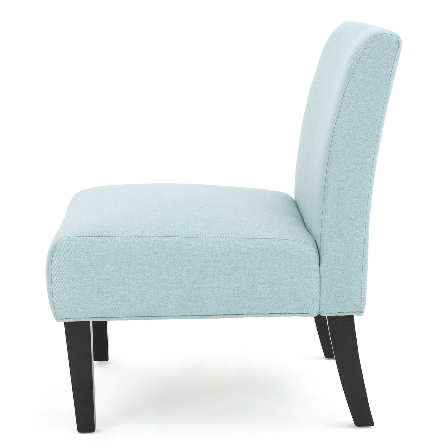 Elegant Light Blue Accent Chair