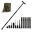 Climbing Stick Multi-Function Sickle Harpoon T-Shaped Four Section Stick Six Section Stick With Knife Tool Vehicle Outdoor Supplies - Korvel