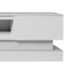 51.18inch WHITE morden TV Stand with LED Lights high glossy front TV Cabinet color:WHITE - Korvel
