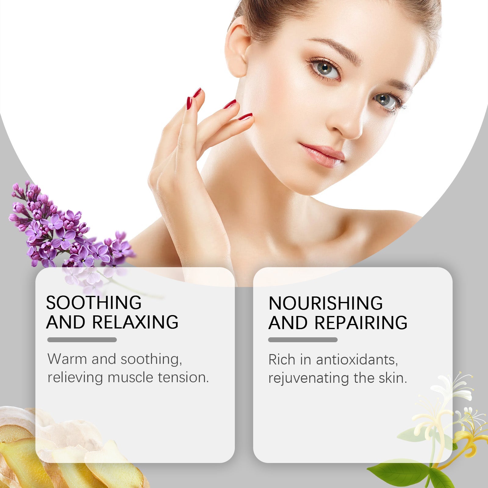 Herbal Massage Treatment Oil, Daily Moisturizing And Moisturizing Skin Herbal Body Massage Treatment Oil - Korvel