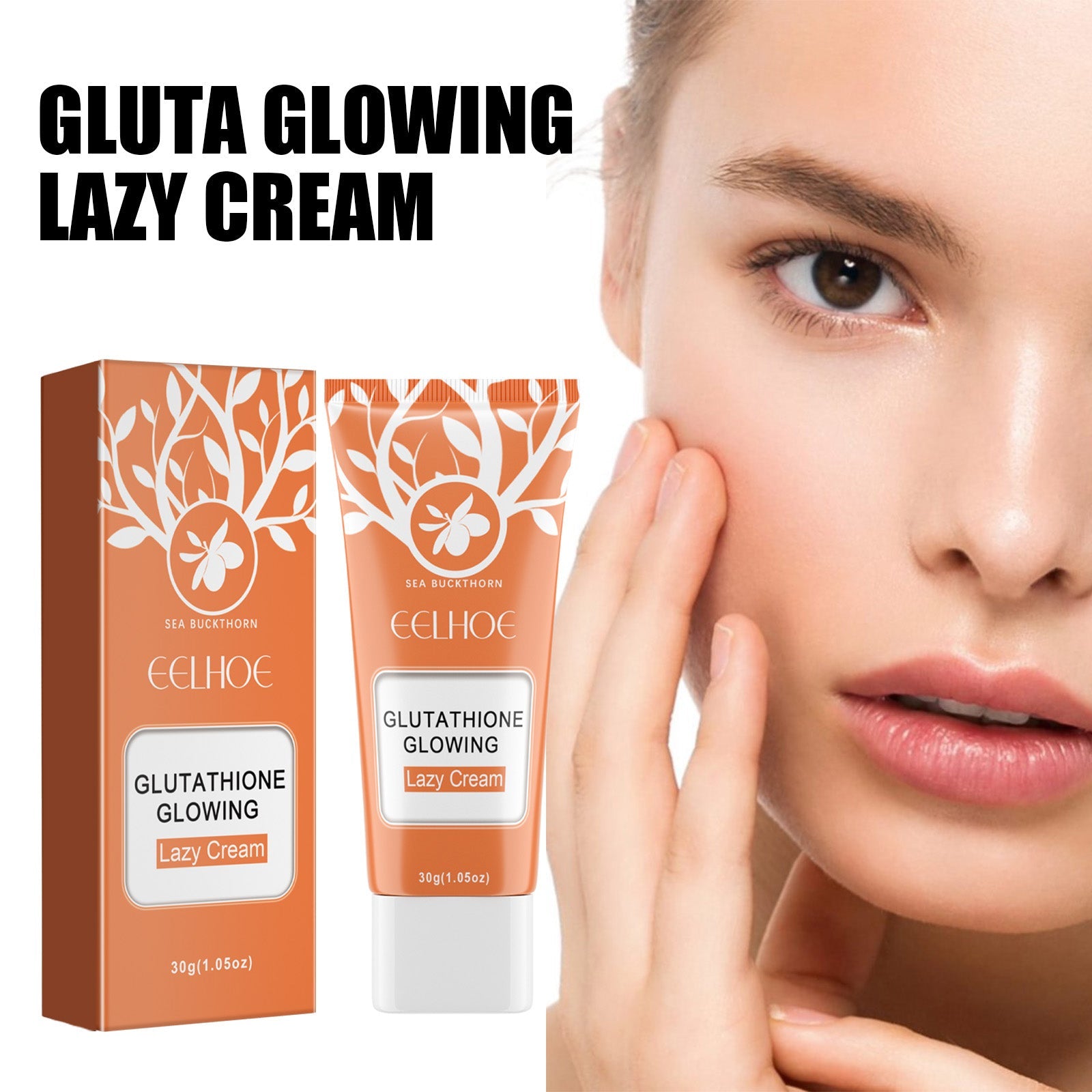 Brightening Whitening Cream Brightening Skin To Cover Spot Acne Marks Natural No Fake White Lazy Skin Cream - Korvel