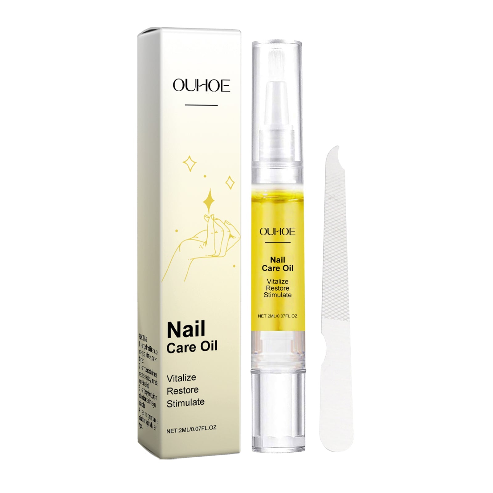 Repair Nail Care Nourishes Nail Repair Skin Gloss Cuticle Daily Care Solution - Korvel