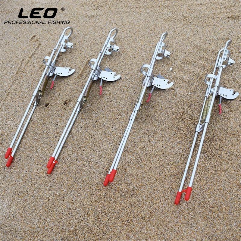 LEO High Strength Automatic Fishing Rod Holder Upgraded Double  Thickened Steel Automatic  Pole - Korvel
