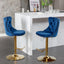 Modern Adjustable Bar Stools with Backs - Set of 2