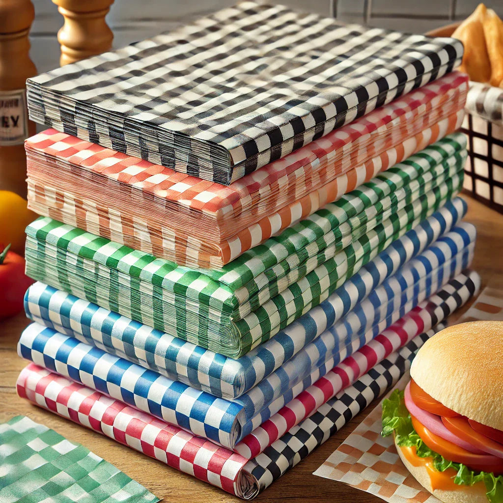 Colorful Deli Wrap Paper - Versatile & Stylish