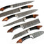 Premium 7-Piece Handmade Damascus Steel Culinary Set - Korvel