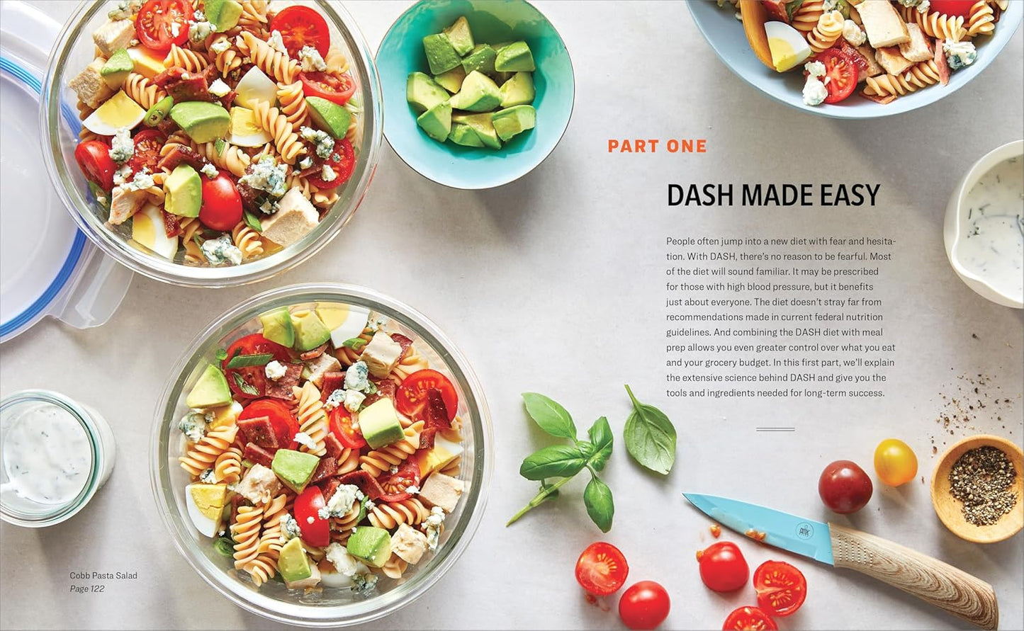 Effortless DASH Diet Meal Prep: 100 Nutritious Recipes & 6 Weekly Plans (Spiral Bound) - Korvel