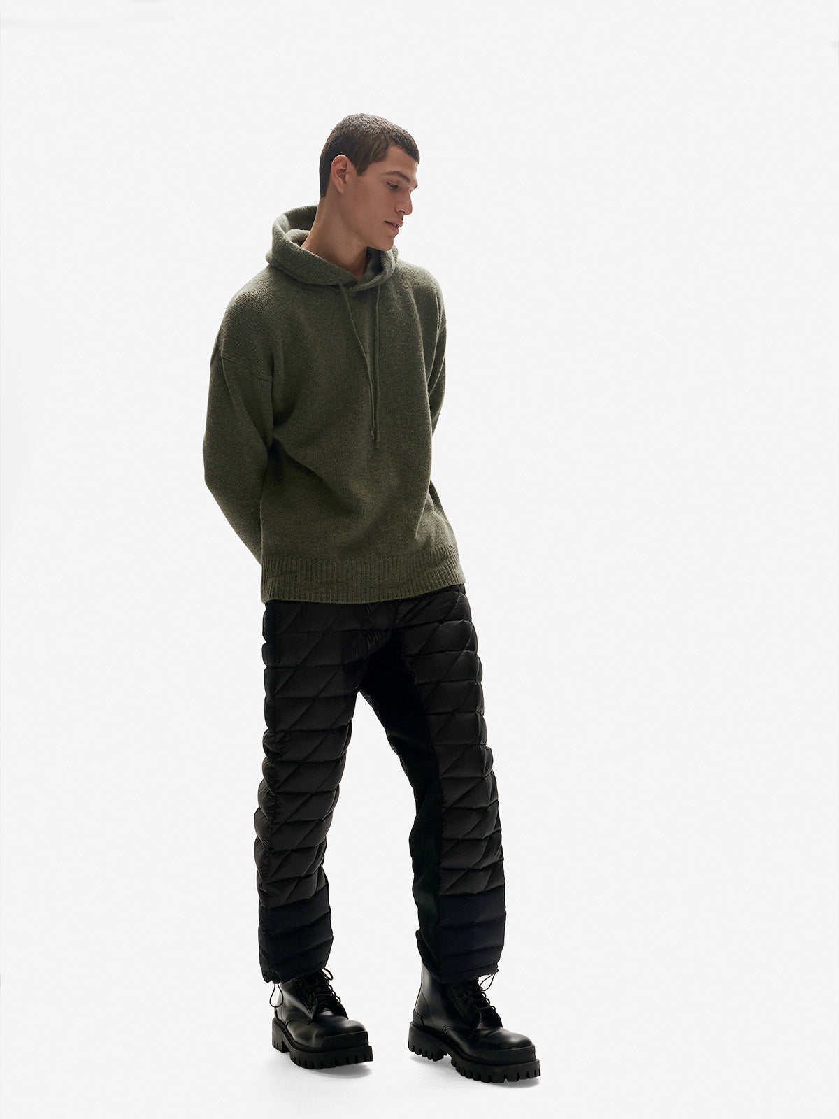 Pantalón de sudadera híbrido - Negro