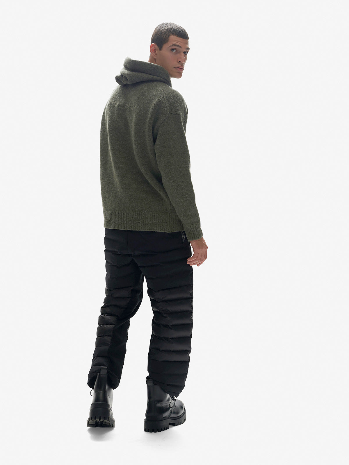 Pantalón de sudadera híbrido - Negro