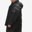 Long Down Puffer Jacket - Black