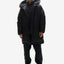 Long Down Puffer Jacket - Black