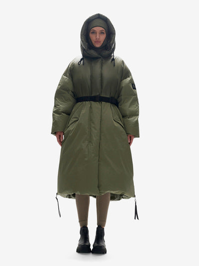 Long Down Puffer - Stone Green - Korvel
