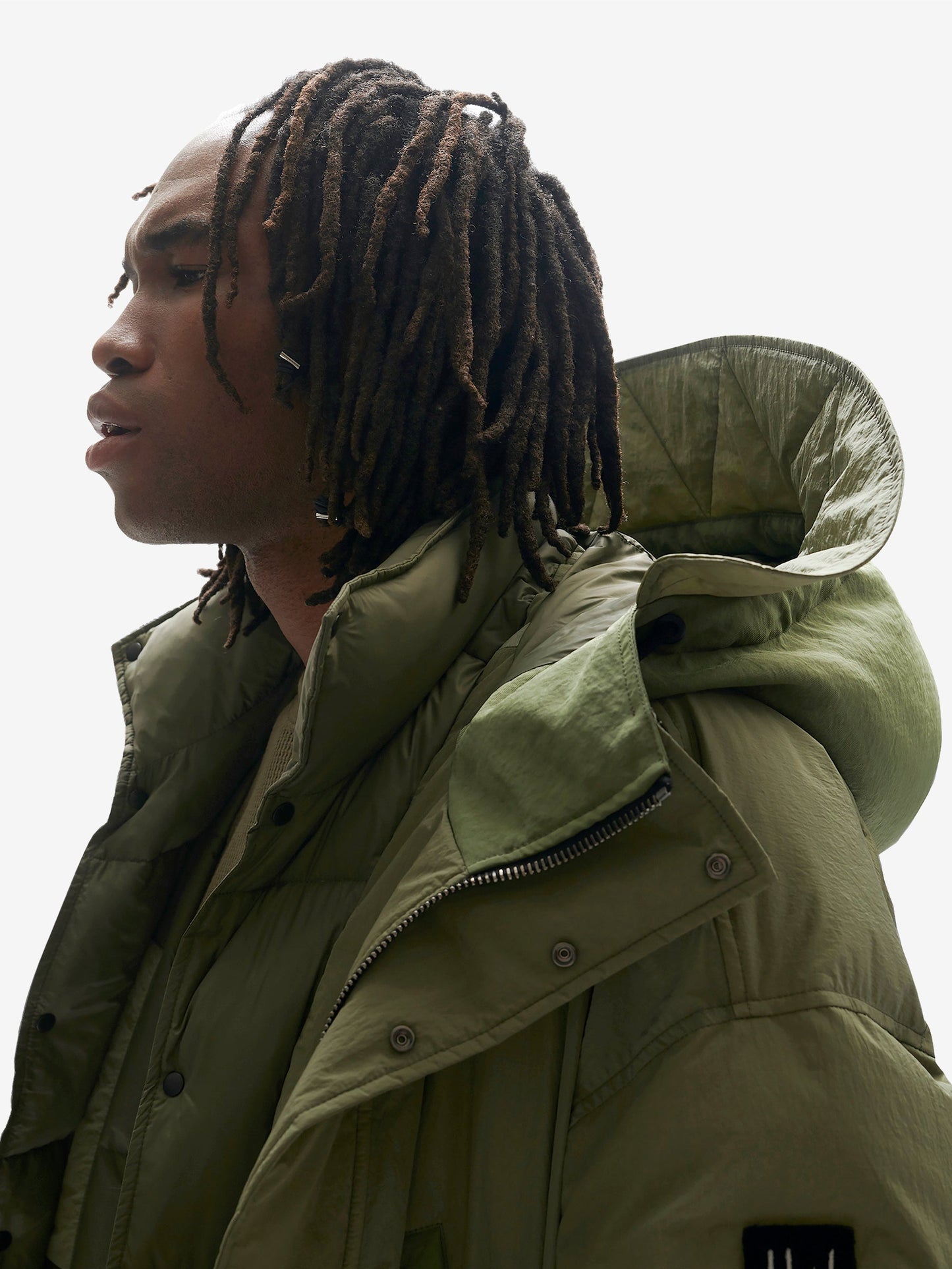 Doudoune Longue - Vert Pierre
