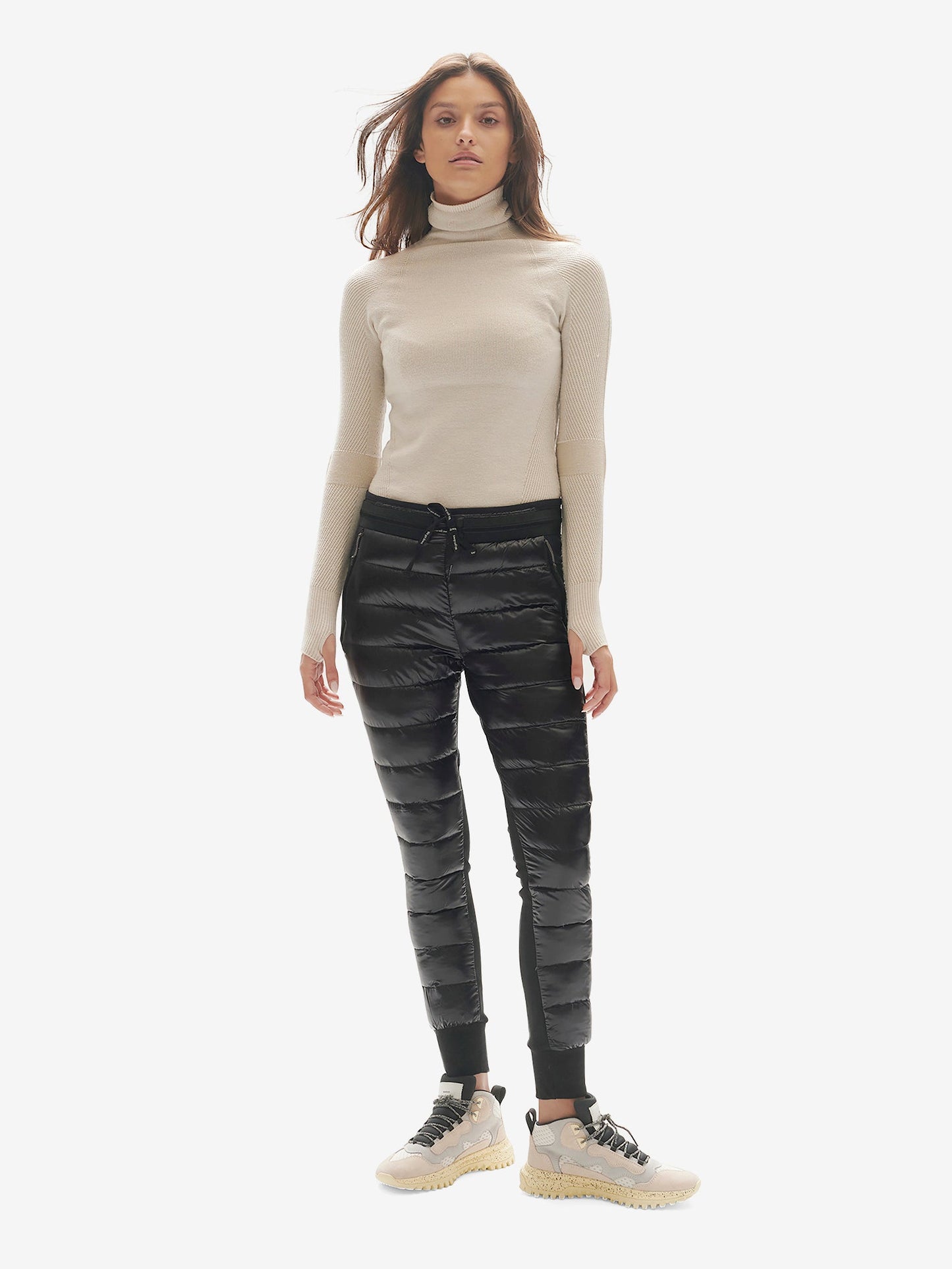 Hybrid Down Jogger - Black - Korvel