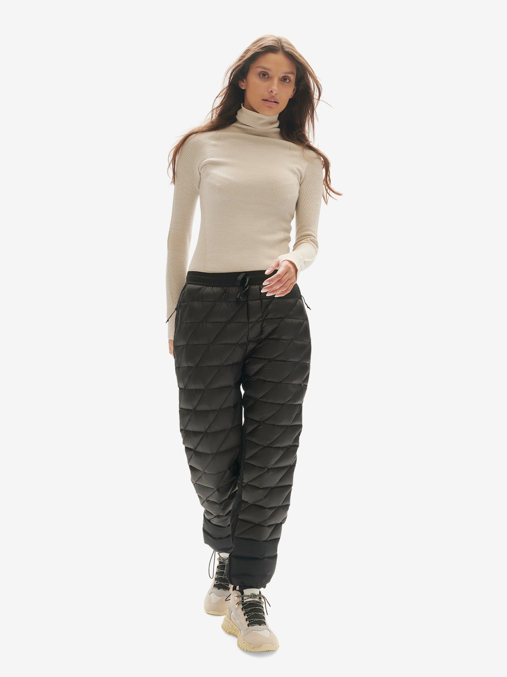 Hybrid Down Sweatpant - Black - Korvel