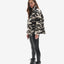 Down Half Zip - Zebra