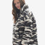 Down Half Zip - Zebra