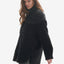 Veste en laine sherpa rembourrée - Noir