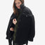 Veste en laine sherpa rembourrée - Noir