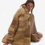 Padded Wool Sherpa Shirt Jacket - Natural Mix