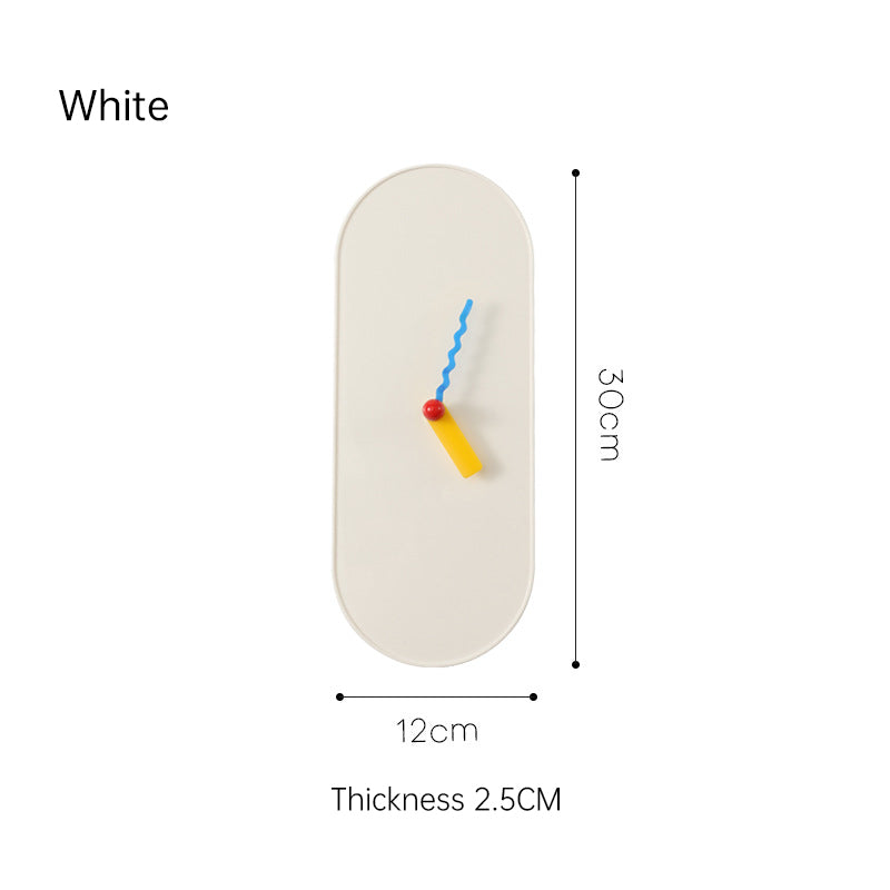 Dopamine - themed wall - mounted clock for home decor. Suitable for living rooms, a great kids' gift, modern - designed with a s - Korvel