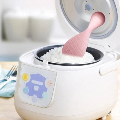 Stylish Non-Stick Rice Spoon with Tumbler Design