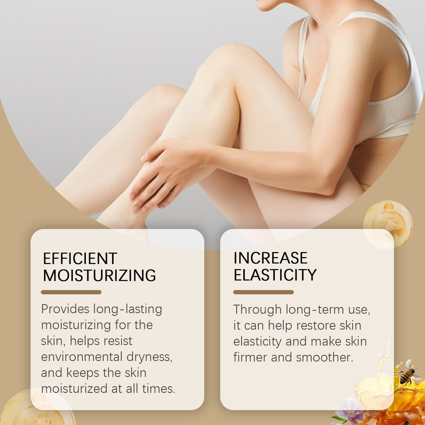 Body Moisturizing Moisturizing Cream, Firming Elastic Soft Reduce Dry Rough Hydrating Smooth Cream - Korvel