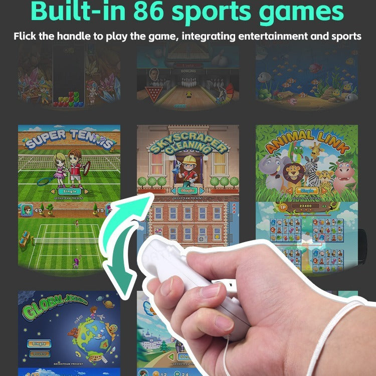 New Home TV Sports Game Console Y2 FIT Interactive Upgraded Version Fruit Cutting Running Game Console - Korvel
