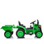12V Electric Ride-On Tractor "Black Knight" with Detachable Tugboat
