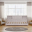 Full Size Daybed Frame with Storage Bookcases - White Oak