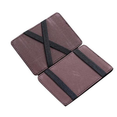 Mini Leather unisex women men Wallet Wallet ID - Korvel