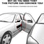 EdgeShield U-Trim Guard for Vehicle Door Protection