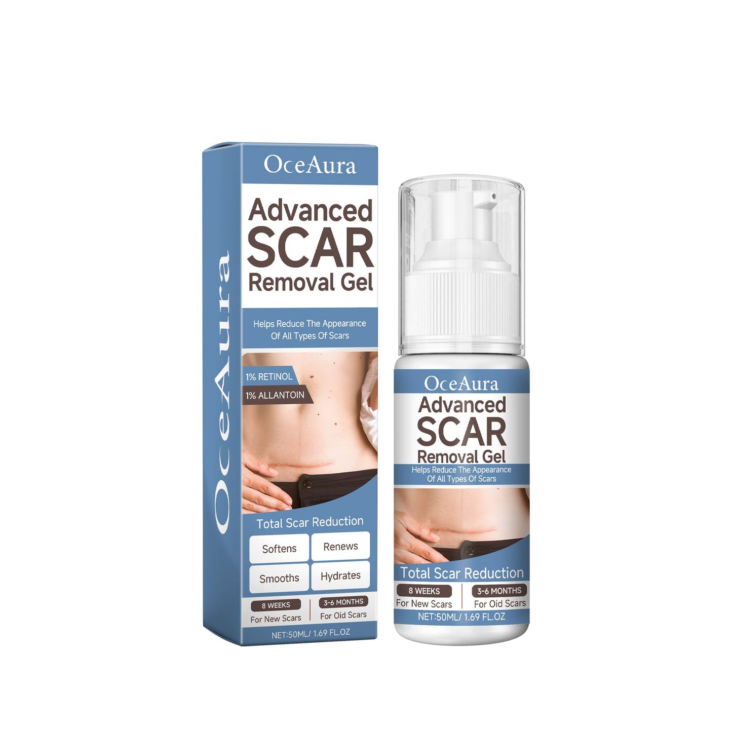 Oceaura Scar Repair Gel for Smooth and Moisturized Skin