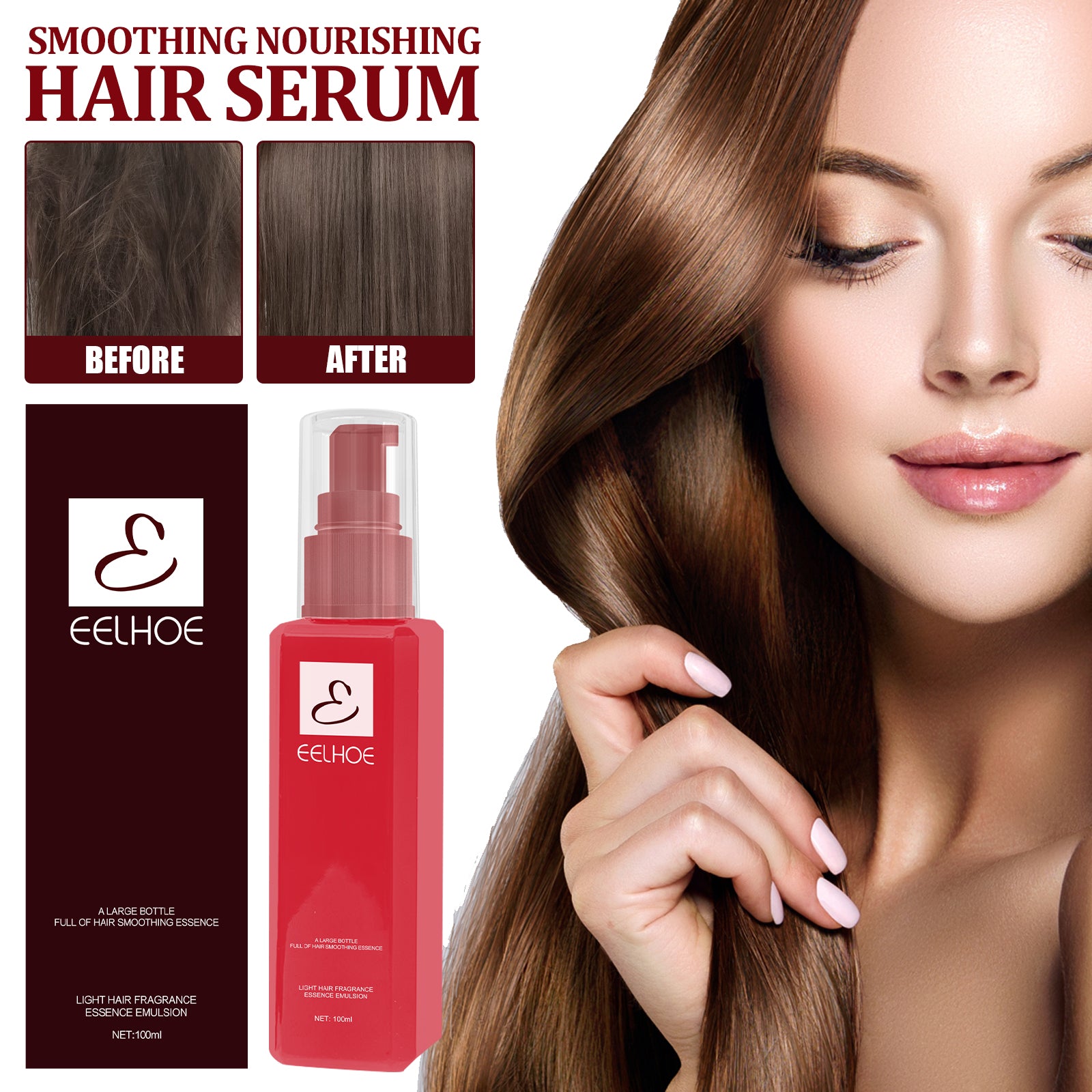 Hair Care Essence, Hair Repair Moisturize And Fluff Leave-in Hair Care Essence - Korvel