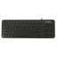 D520 Silent Wired Esports Keyboard USB Ultra Thin 104 Key Business Office Retro Punk Computer Gaming Keyboard - Korvel