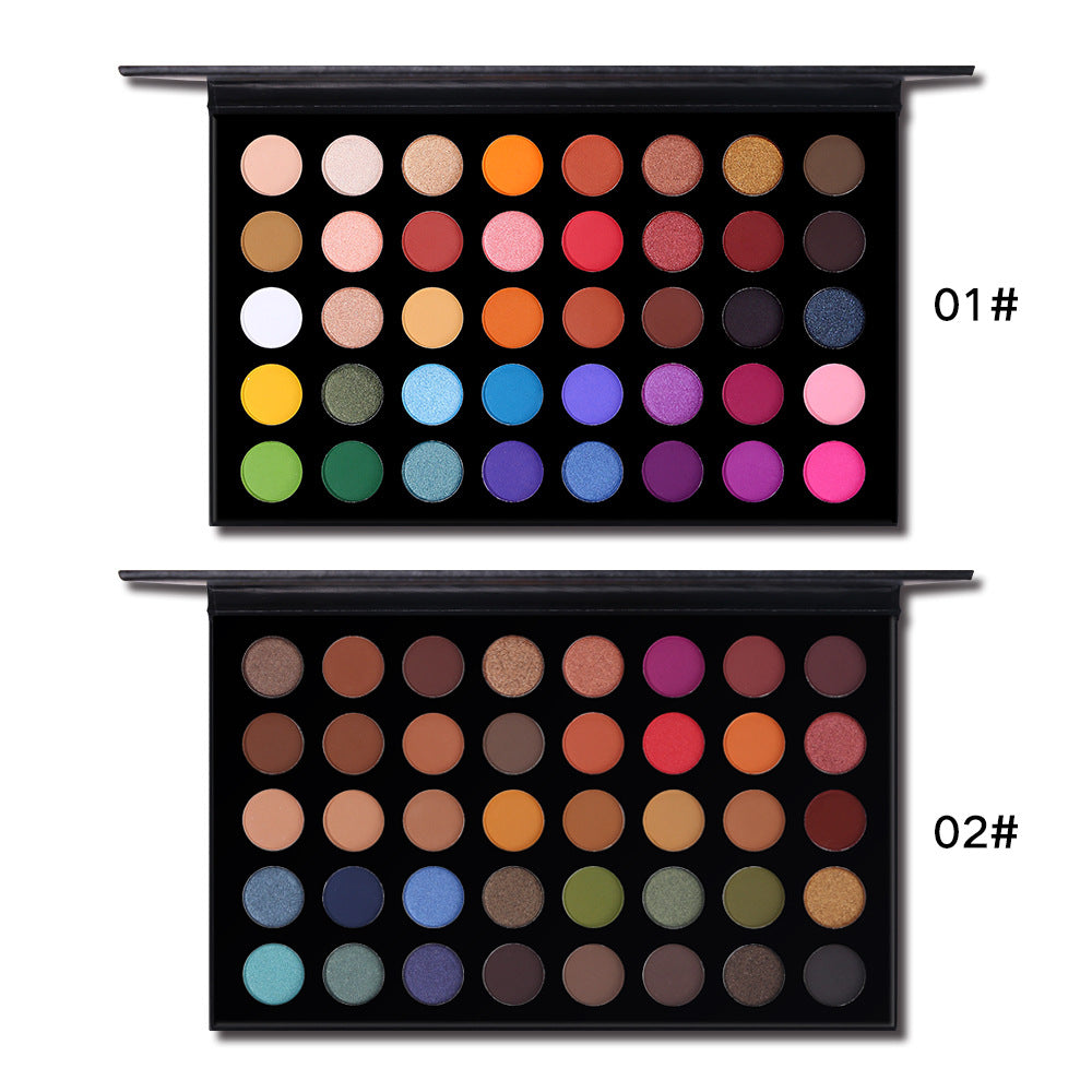 UCANBE James Charles 39 Colors Murphy Eyeshadow Glitter Earth Color Eyeshadow - Korvel