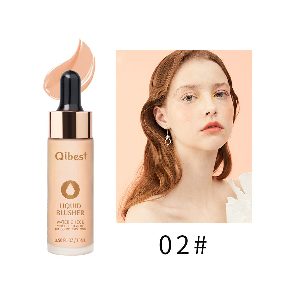 QIBEST Rubor Líquido Natural para una Piel Radiante