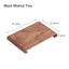 Retro - style Walnut Tea Tray, Wooden Soap - scented Candle Holder, Household Grocery Desktop Storage Box & Decorative Plate - Korvel