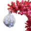 6FT Curved Top Artificial Fir Christmas Tree with LED Lights