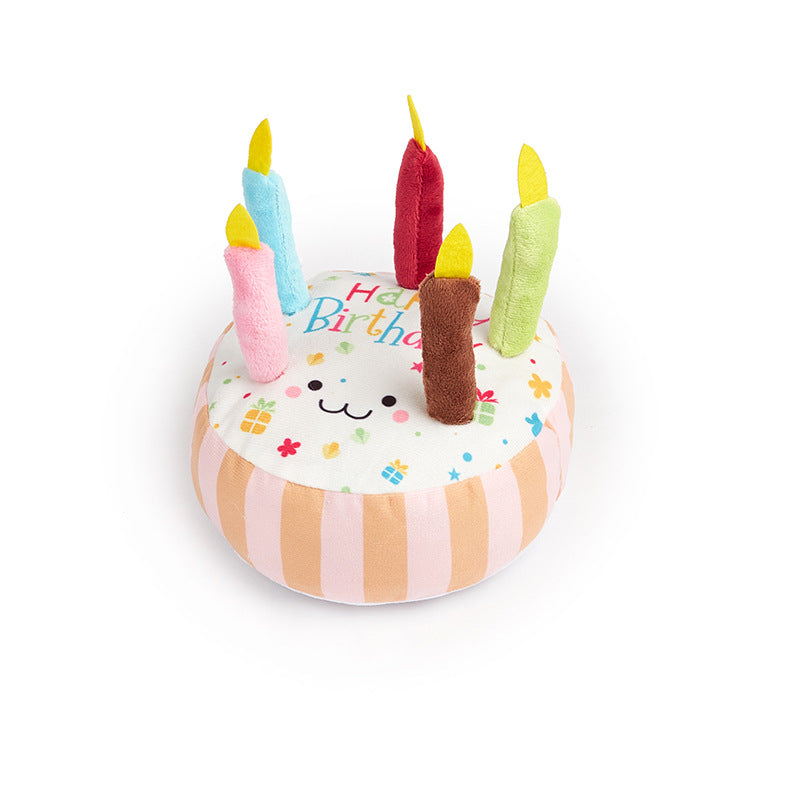 Dog Simulation Cake Toy Pet Simulation Snack Toy Cake Candy Dog Bite Toy Pet Toy - Korvel