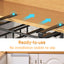 Under-Cupboard Hanging Organizer for Kitchen Essentials