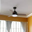 Ventilador de Techo de Palas Rectas Minimalista de 48 Pulgadas