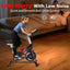 Indoor Exercise Bike Cycling Bike with Comfortable Seat Cushion Black+Red - Korvel