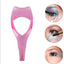 Three in one three-dimensional eyelash card transparent plastic eyelash card eyelash helper - Korvel