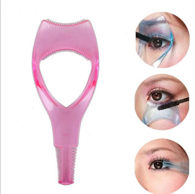 Three in one three-dimensional eyelash card transparent plastic eyelash card eyelash helper - Korvel
